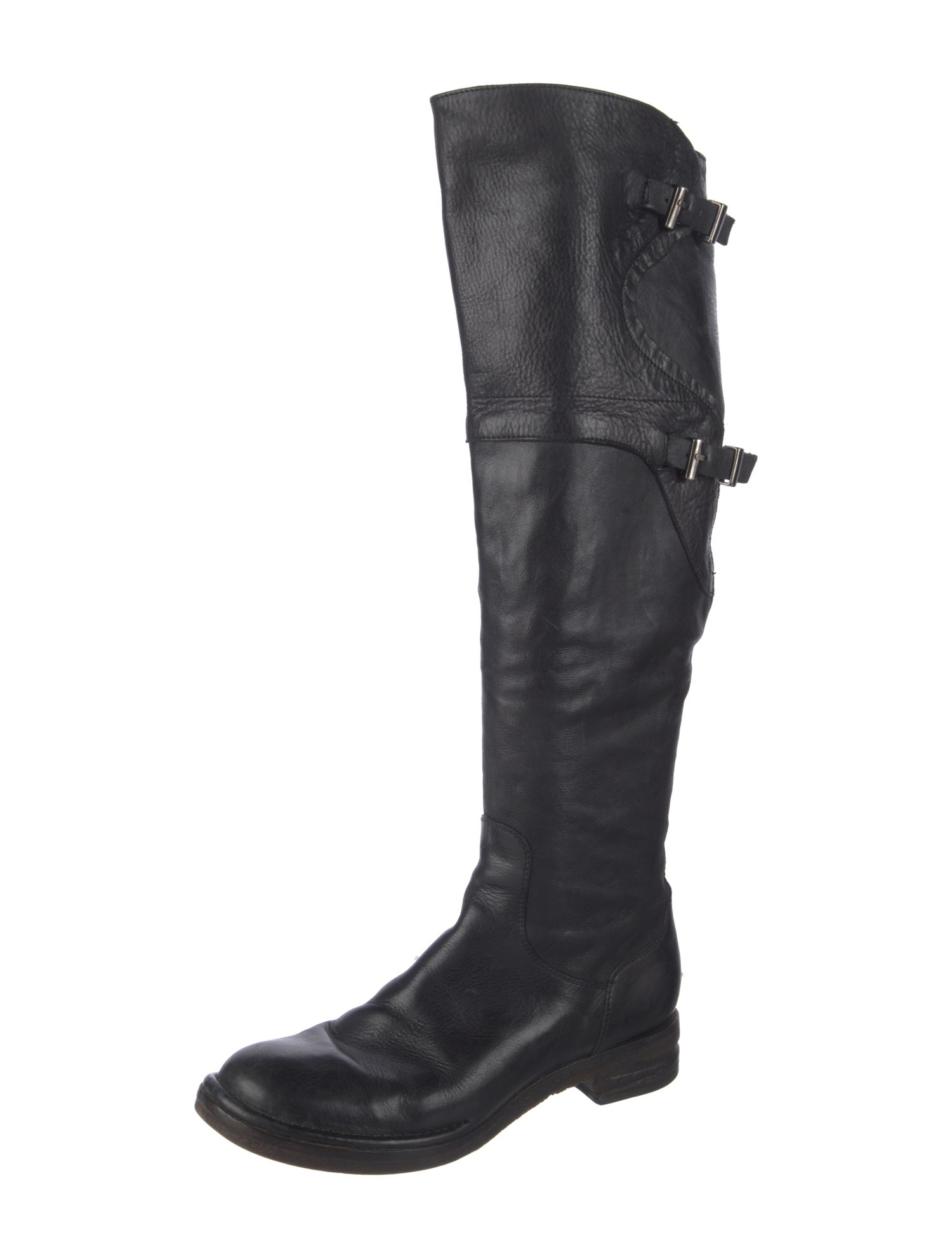 Alberto Fermani Leather Riding Boots