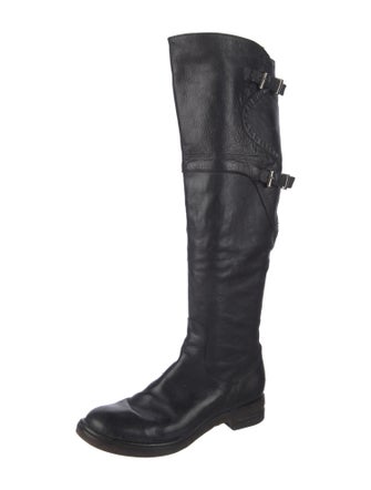 Alberto Fermani Leather Riding Boots