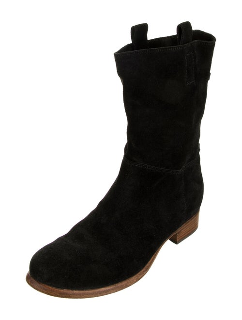 Alberto Fermani Suede Moto Boots