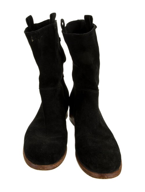 Alberto Fermani Suede Moto Boots