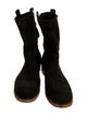 Alberto Fermani Suede Moto Boots