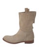 Alberto Fermani Suede Moto Boots