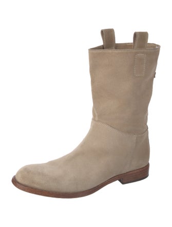 Alberto Fermani Suede Moto Boots