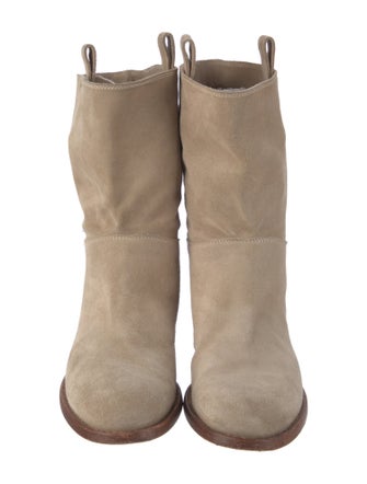 Alberto Fermani Suede Moto Boots