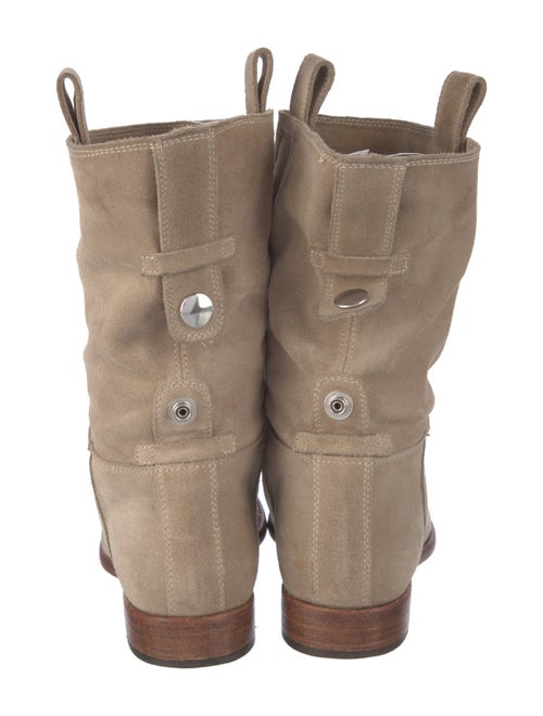 Alberto Fermani Suede Moto Boots