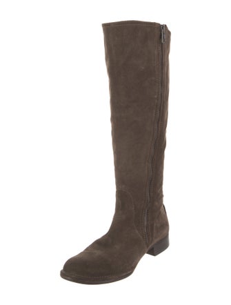 Alberto Fermani Suede Riding Boots
