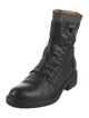 Alberto Fermani Leather Combat Boots