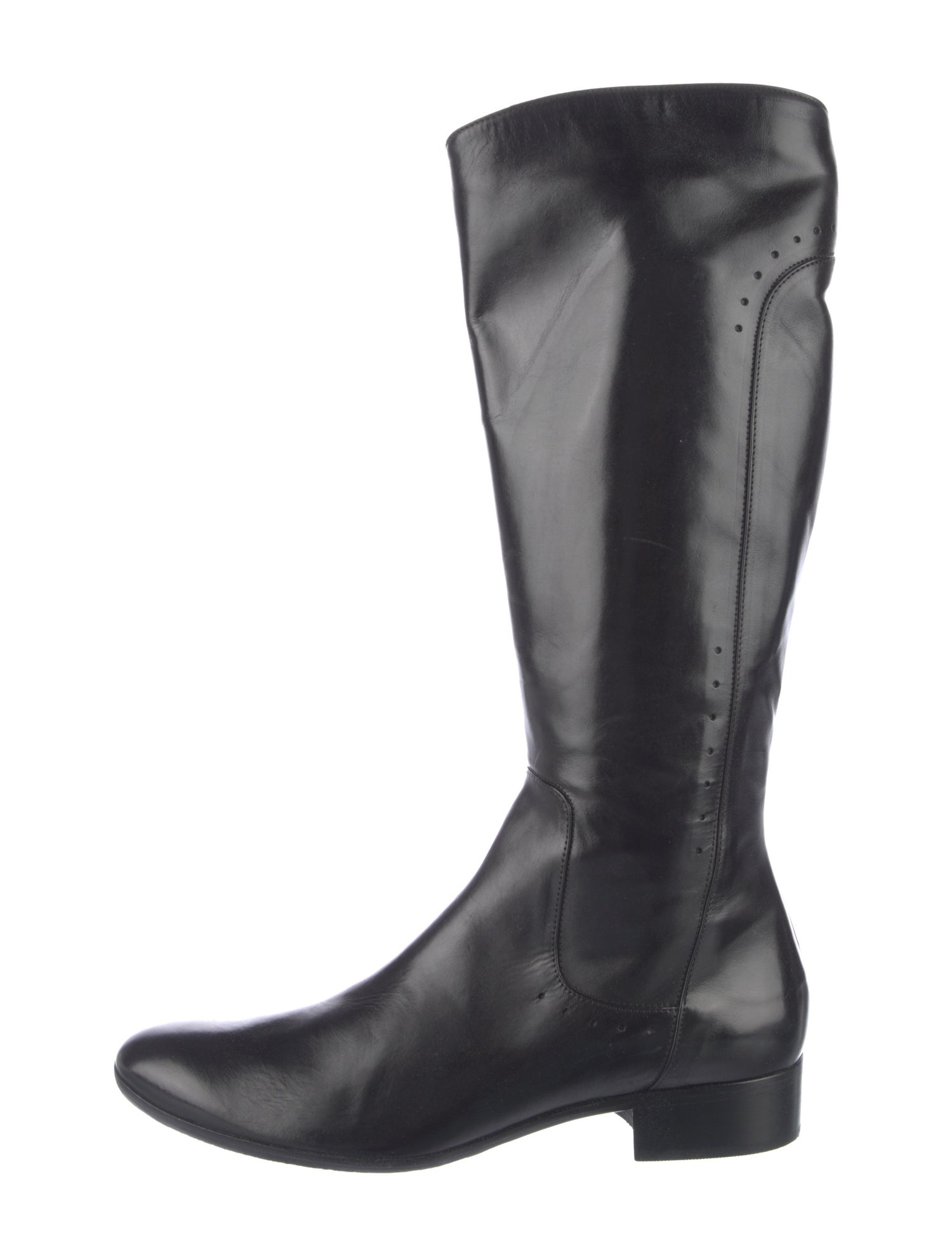 Alberto Fermani Leather Riding Boots