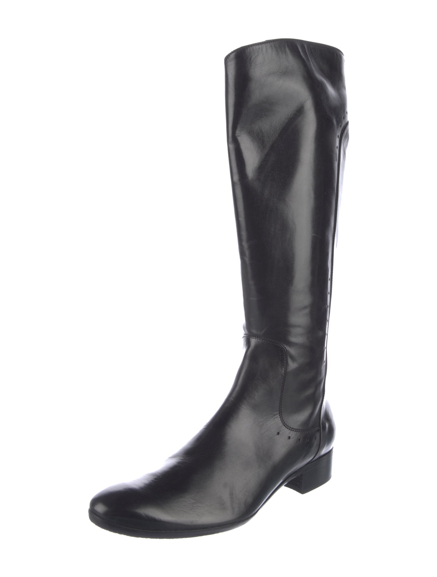 Alberto Fermani Leather Riding Boots