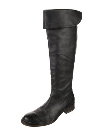 Alberto Fermani Leather Riding Boots