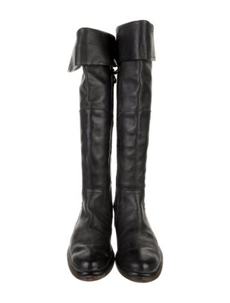 Alberto Fermani Leather Riding Boots