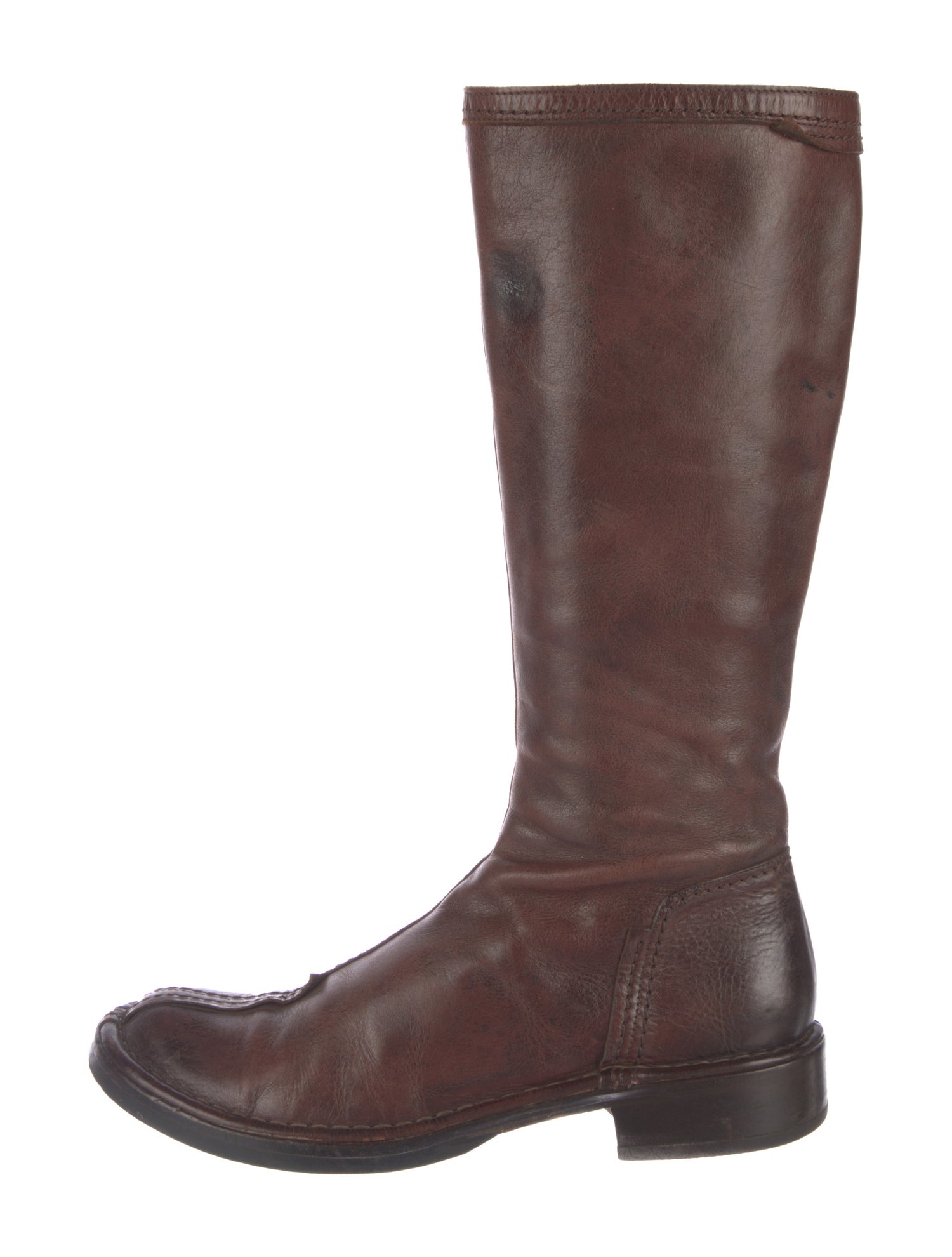 Alberto Fermani Leather Riding Boots