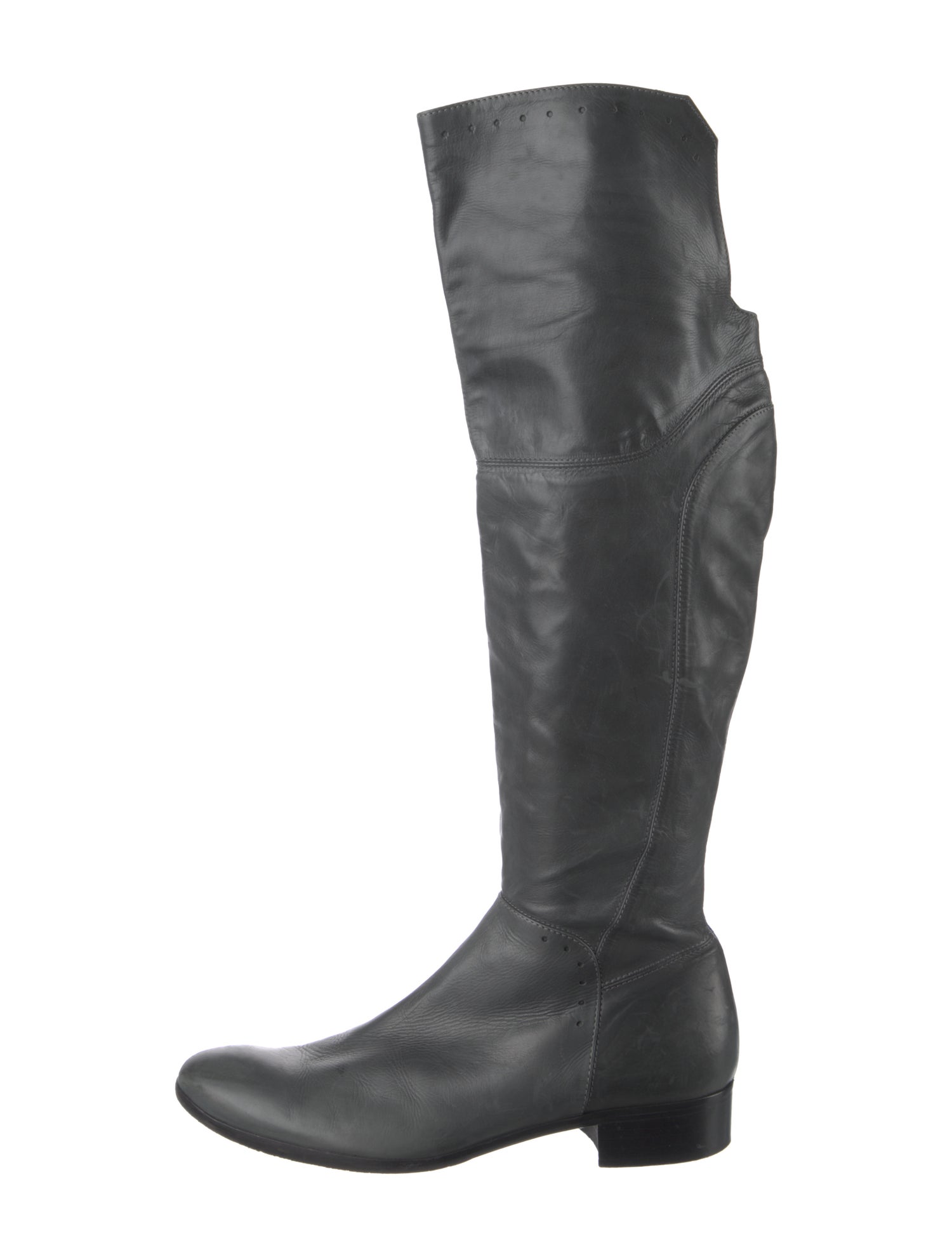 Alberto Fermani Leather Riding Boots