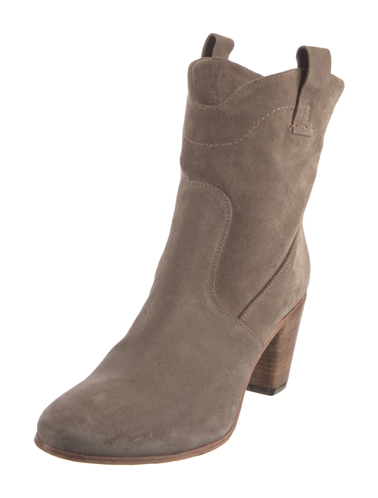 Alberto Fermani Suede Western Boots