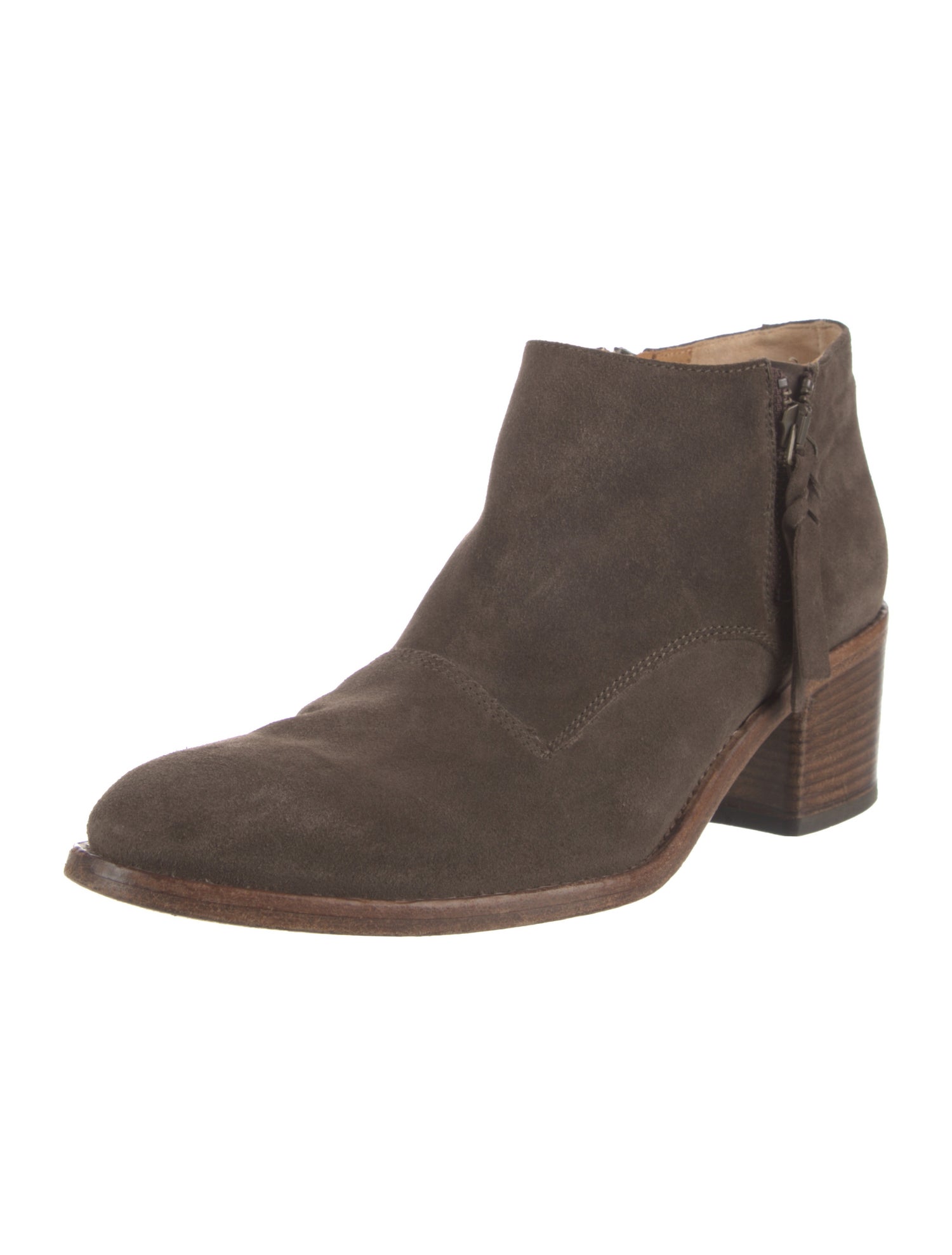 Alberto Fermani Suede Braided Accents Boots