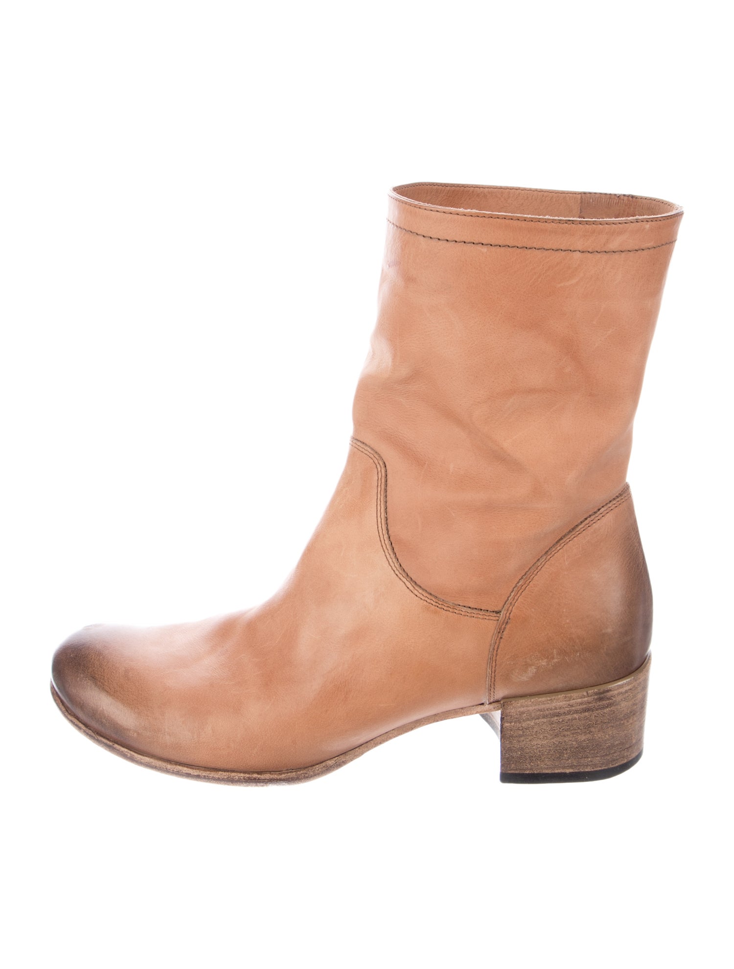 Alberto Fermani Leather Moto Boots