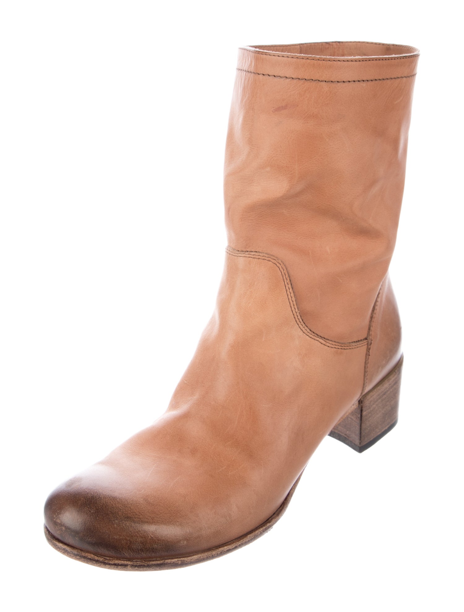 Alberto Fermani Leather Moto Boots