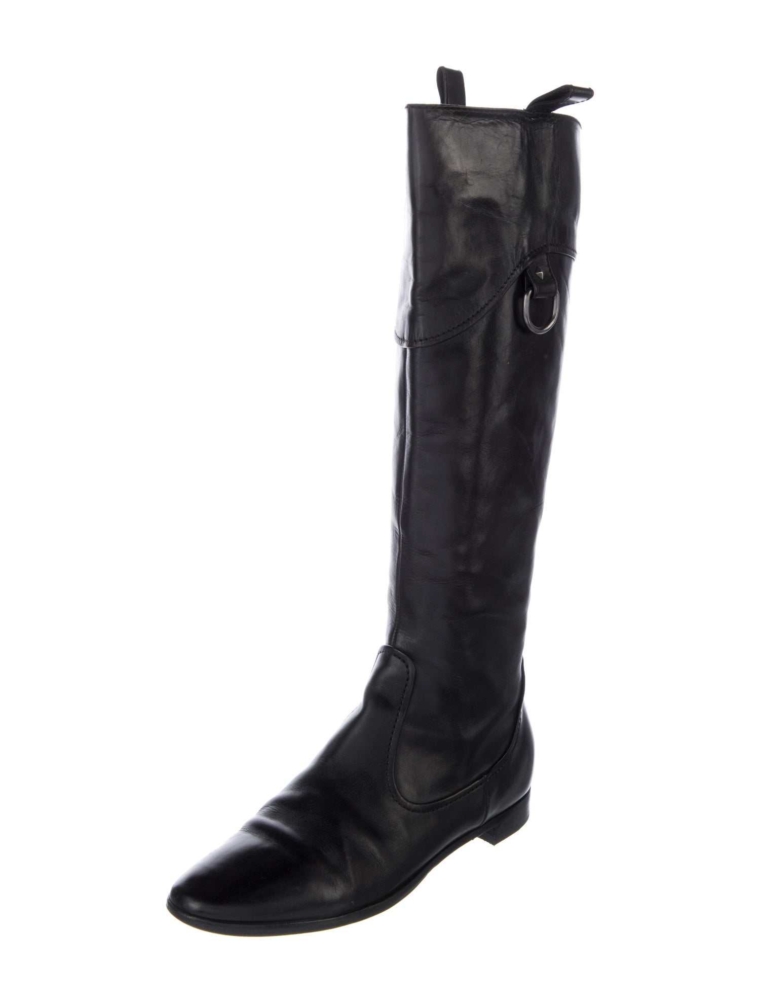 Alberto Fermani Leather Riding Boots