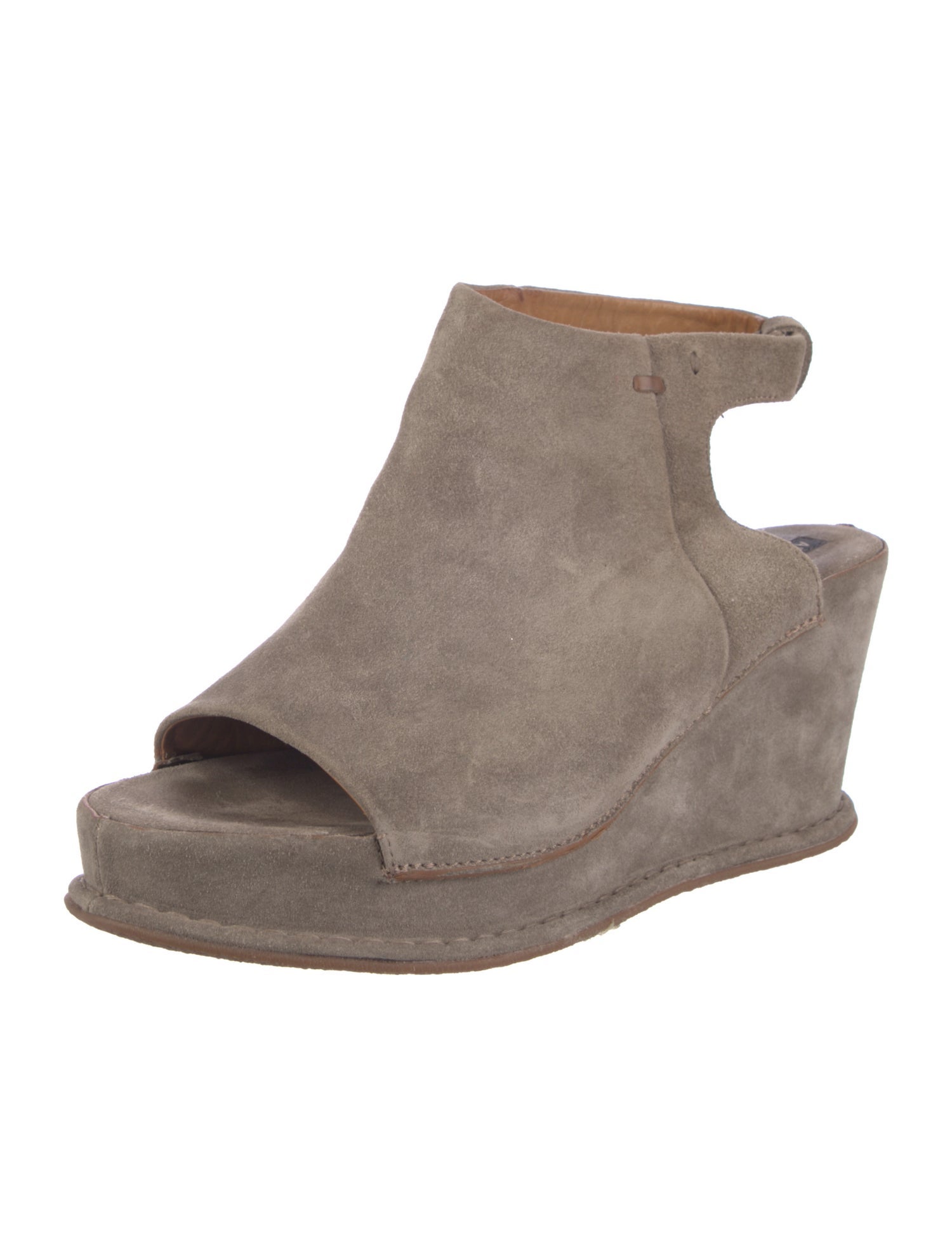 Alberto Fermani Suede Slingback Sandals