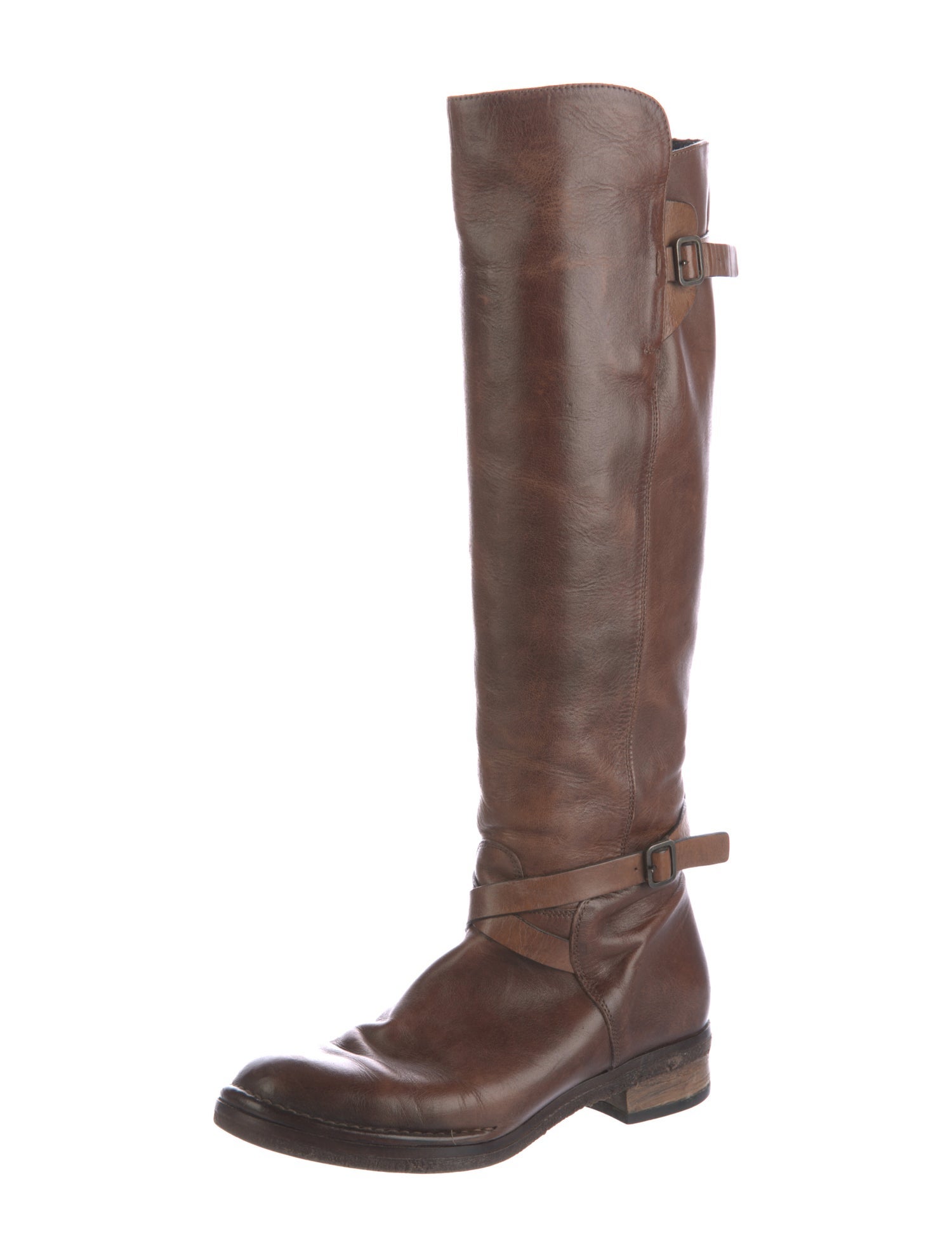Alberto Fermani Leather Riding Boots