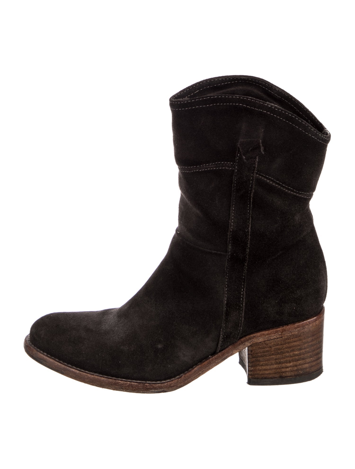 Alberto Fermani Suede Western Boots
