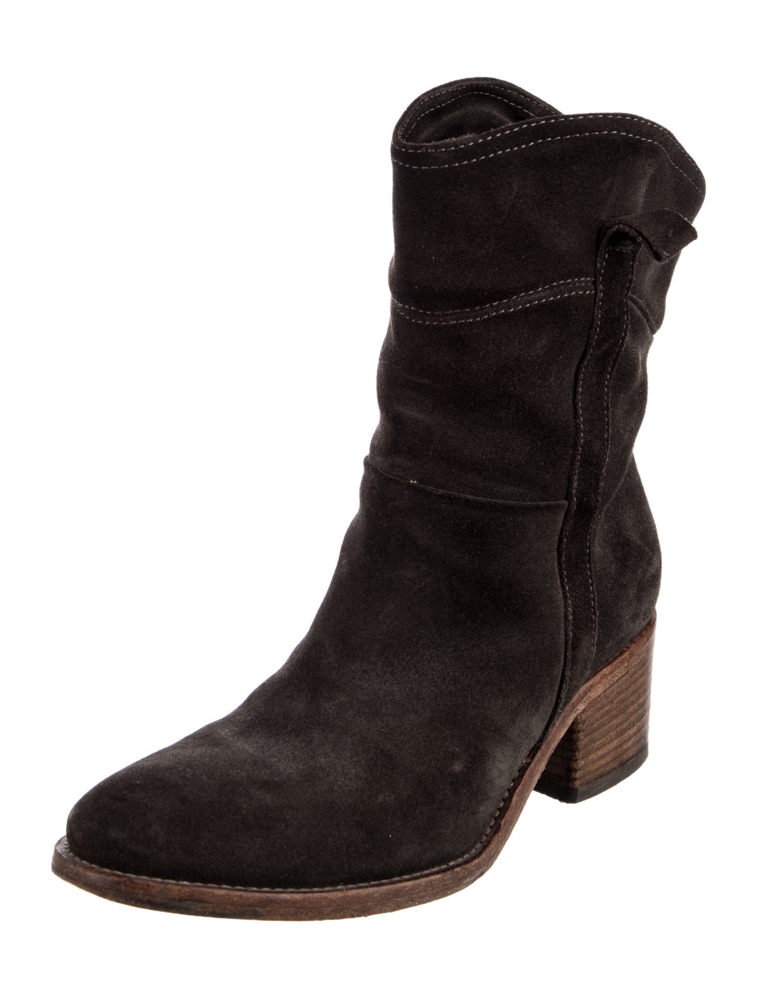 Alberto Fermani Suede Western Boots