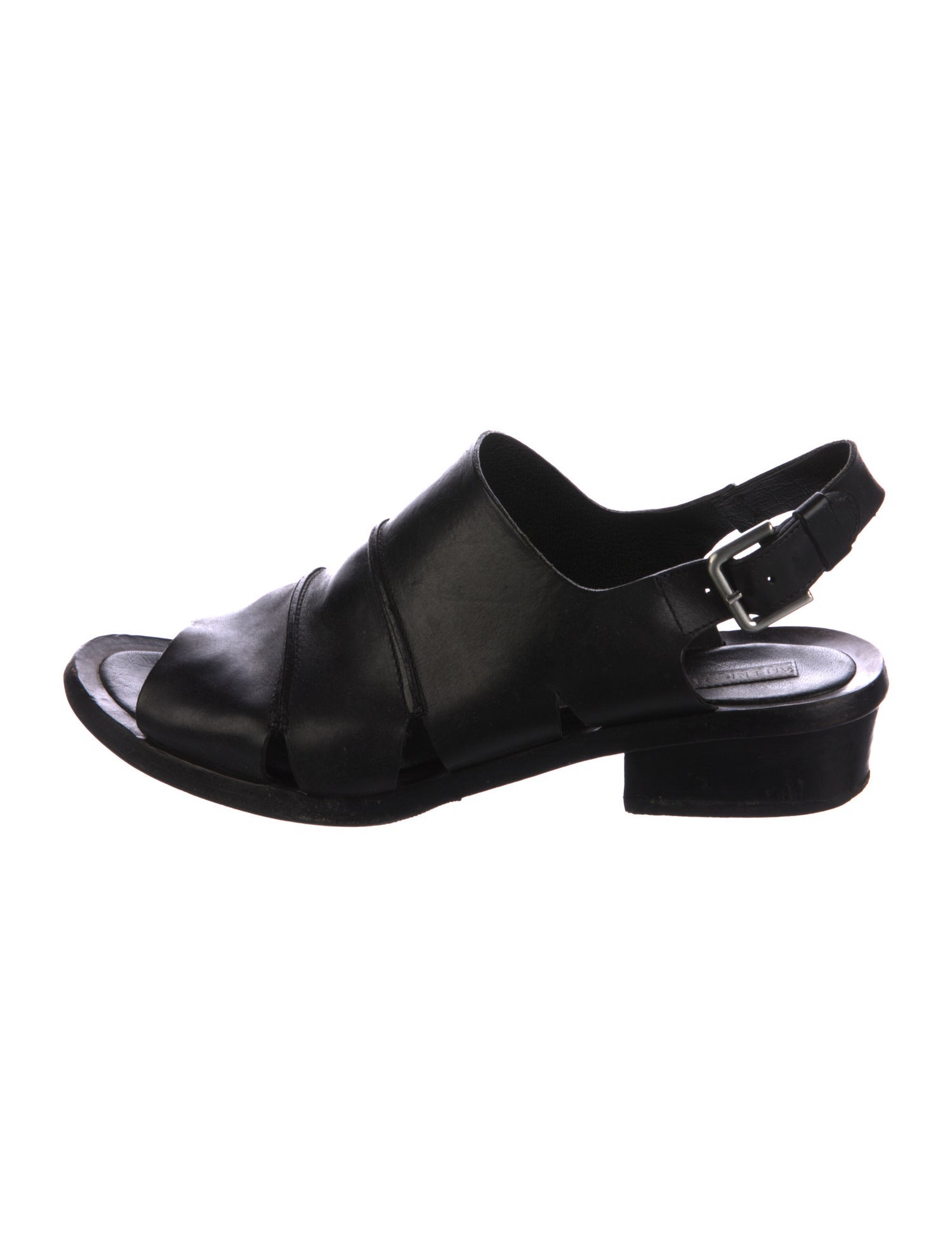 Alberto Fermani Leather Slingback Sandals