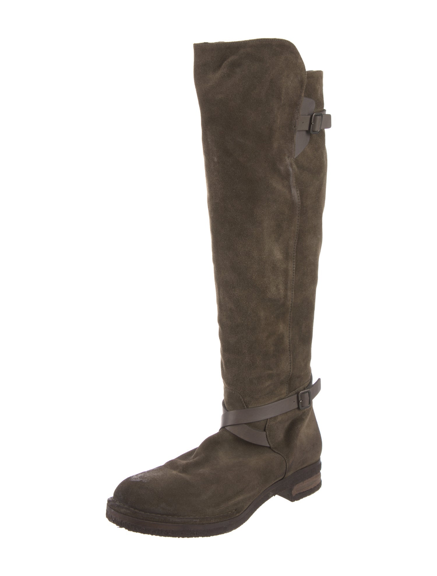 Alberto Fermani Suede Riding Boots