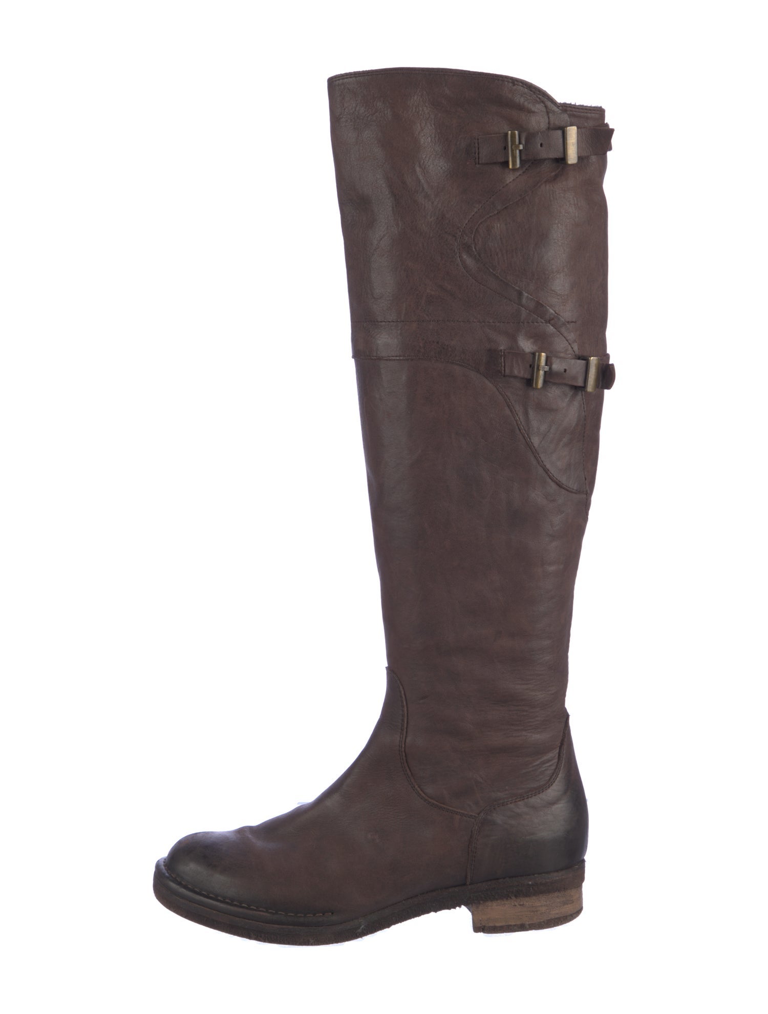 Alberto Fermani Leather Riding Boots
