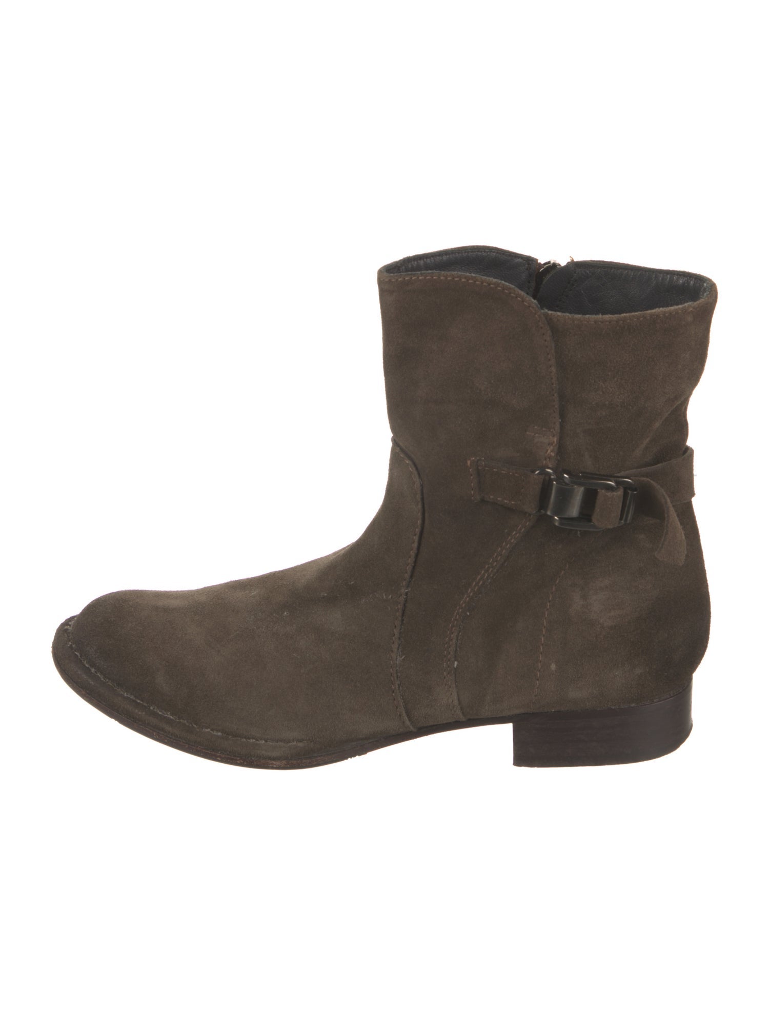 Alberto Fermani Suede Moto Boots