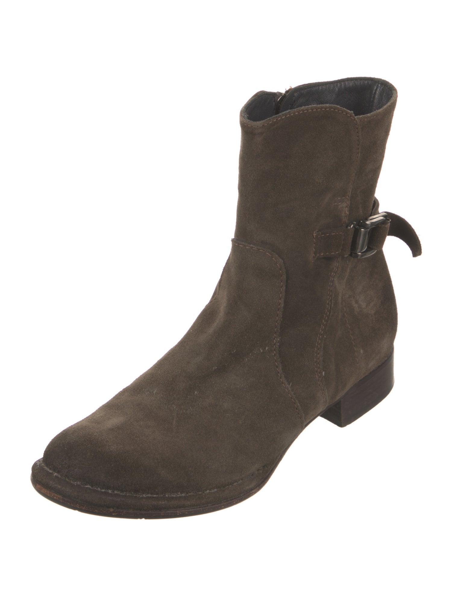 Alberto Fermani Suede Moto Boots
