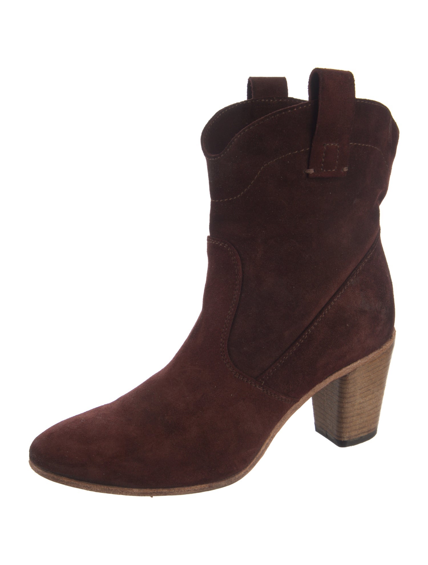Alberto Fermani Suede Western Boots