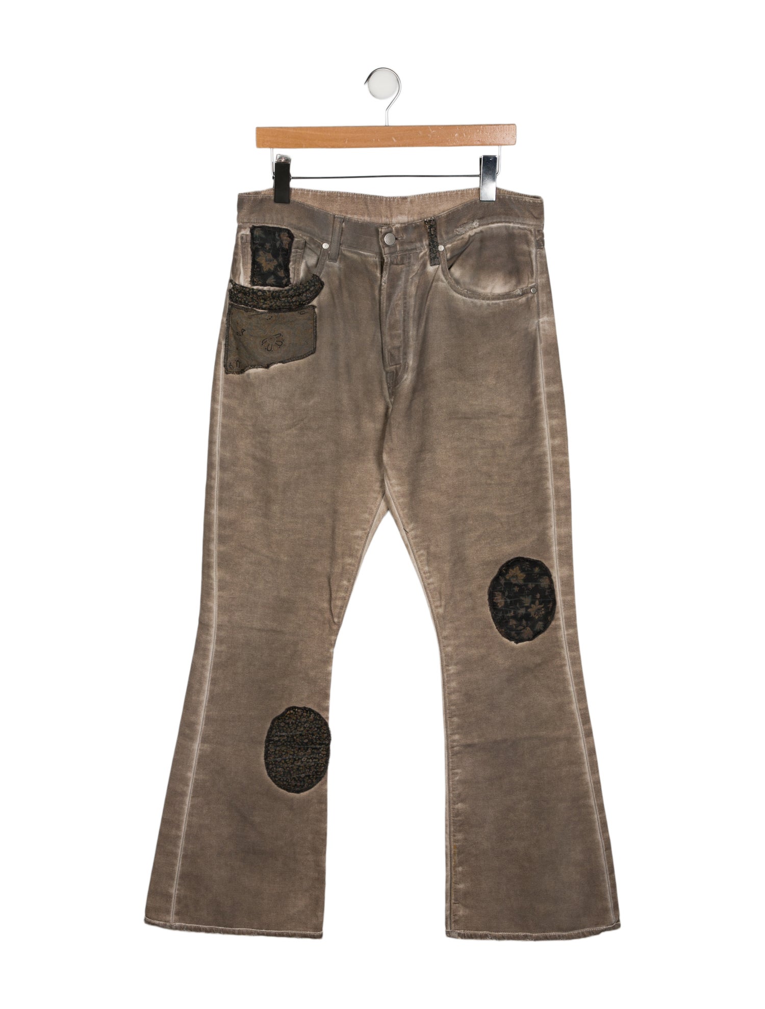 Junya Watanabe Comme des Garçons Distressed Studded Jeans w