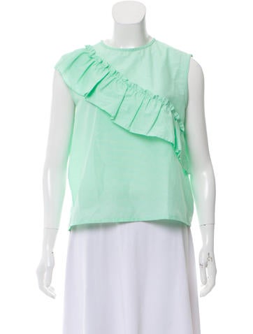 Alcoolique Tops Sleeveless Striped Top US 4 | S