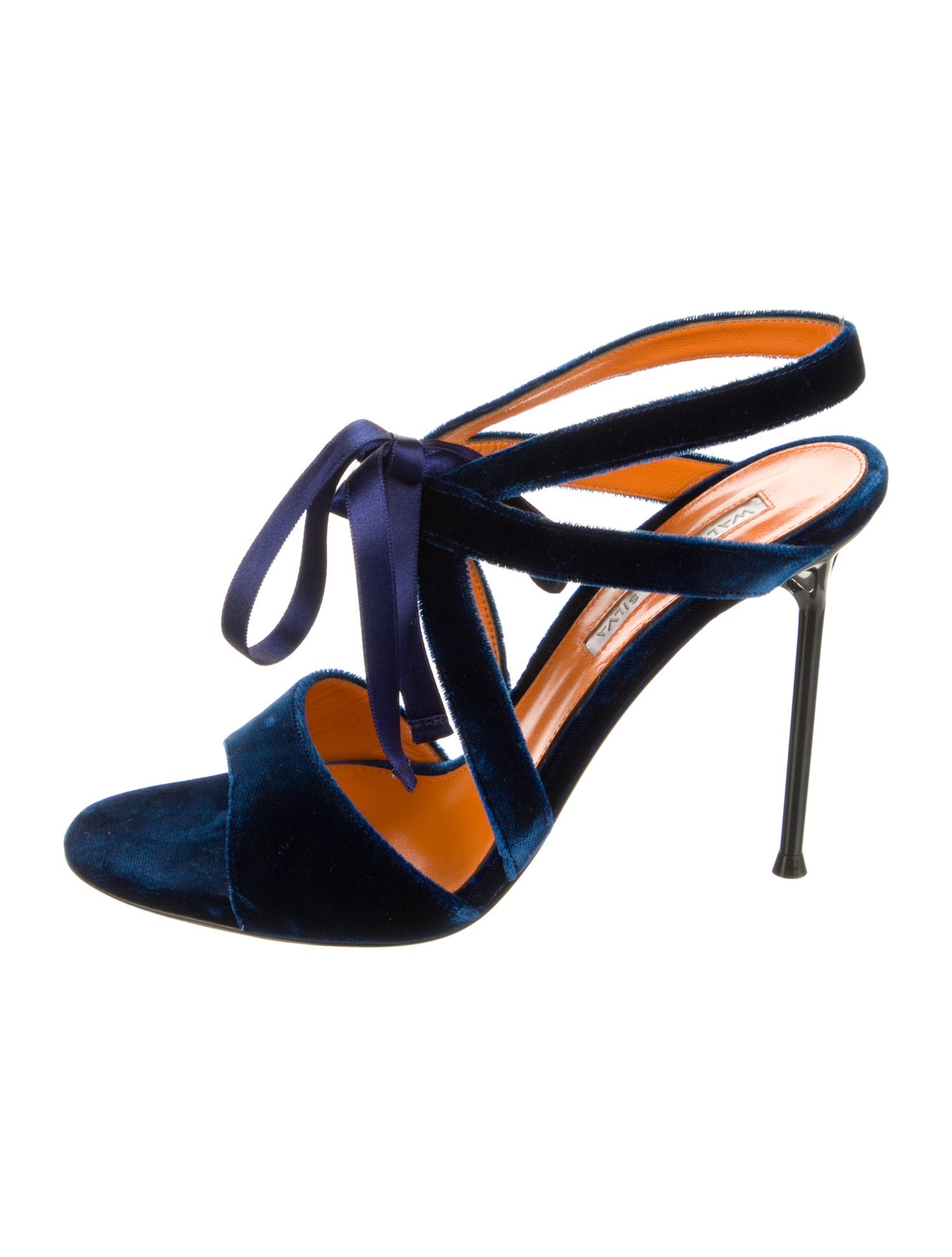 Walter de Silva Velvet Slingback Sandals