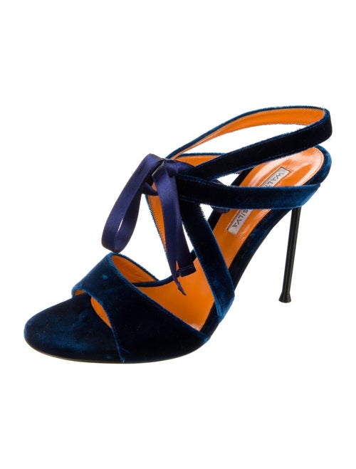 Walter de Silva Velvet Slingback Sandals