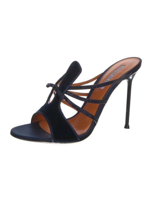 Walter de Silva Velvet Bow Accents Slides