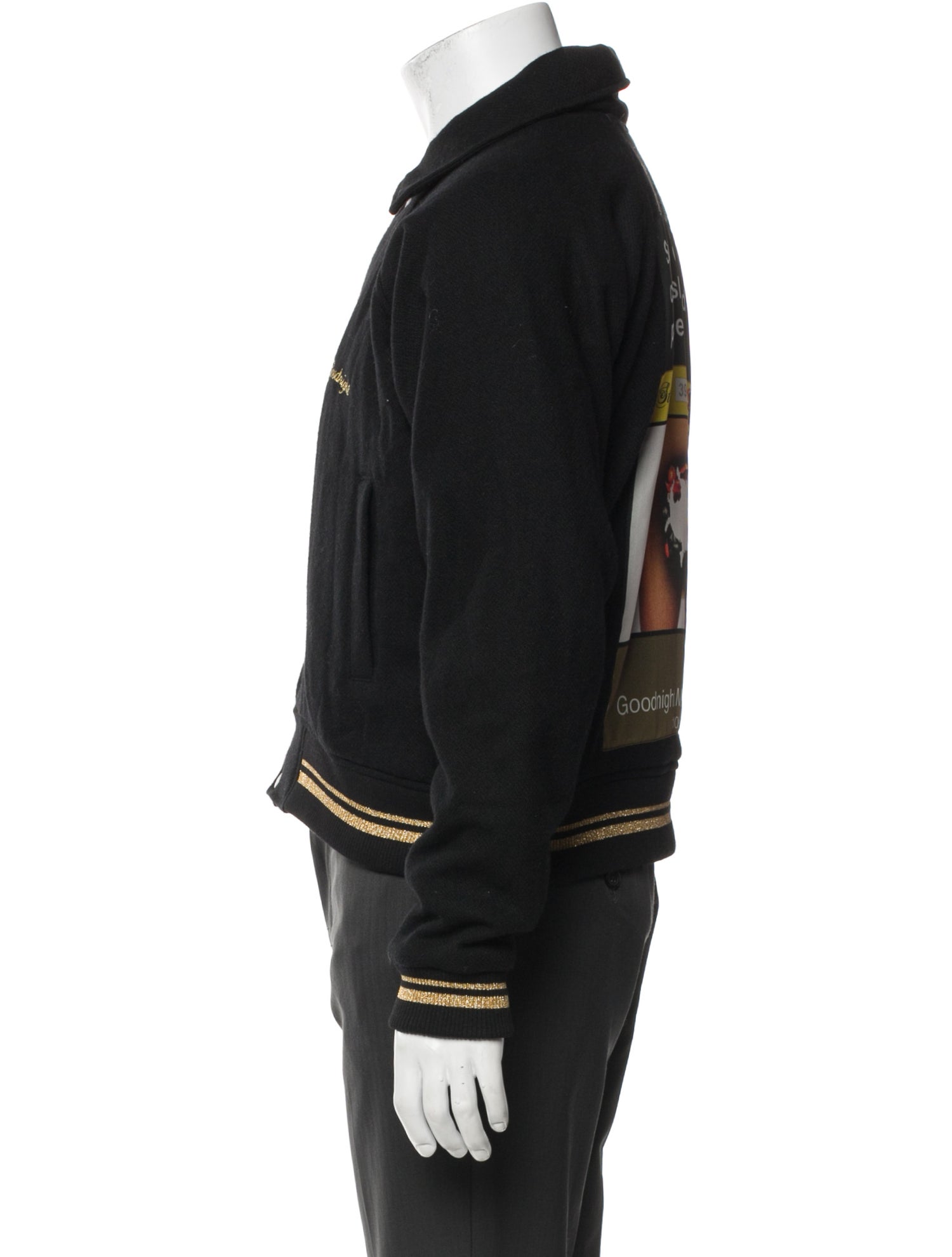 Alexander Digenova Striped Varsity Jacket