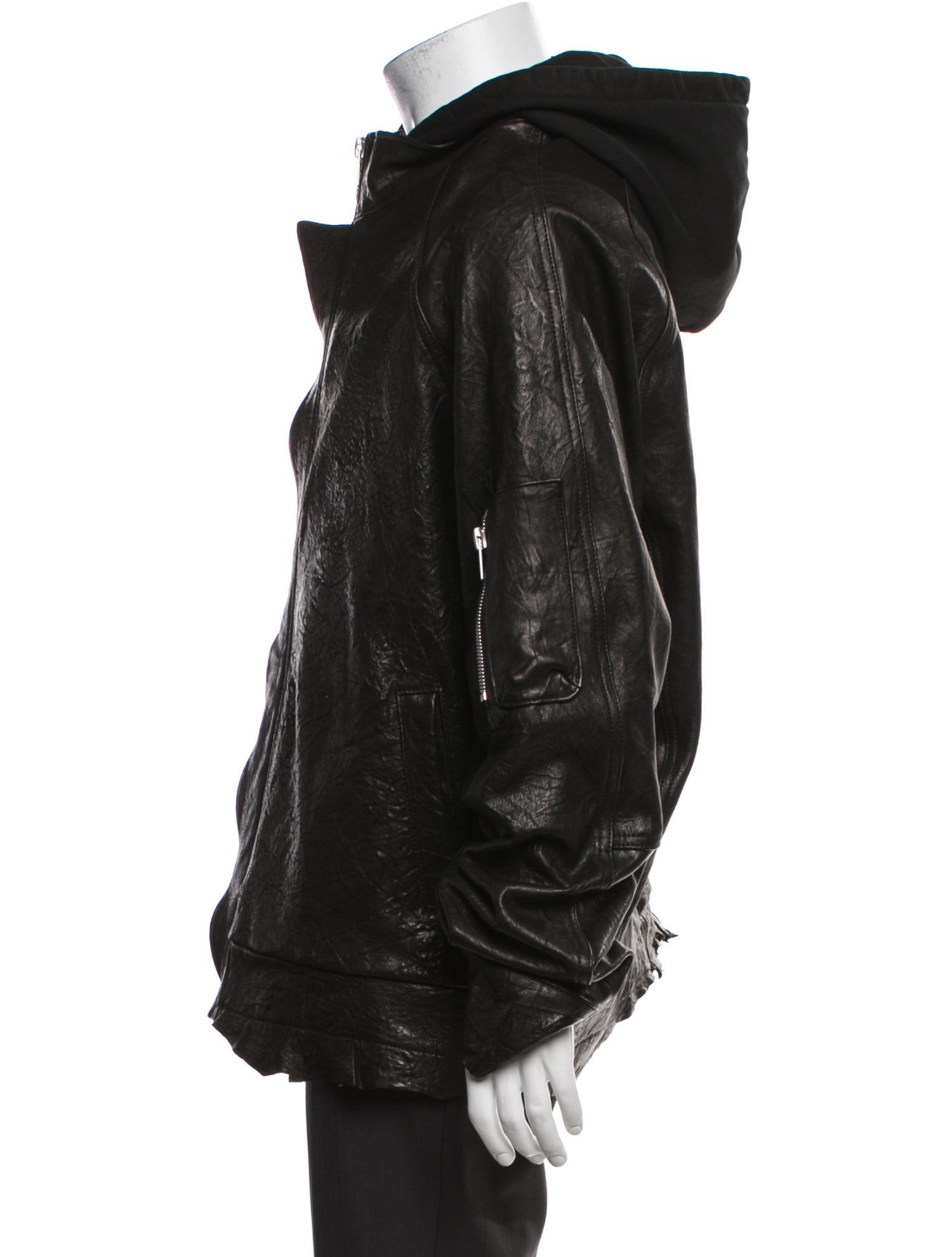 Alexander Digenova Leather Printed Bomber Jacket - Gem