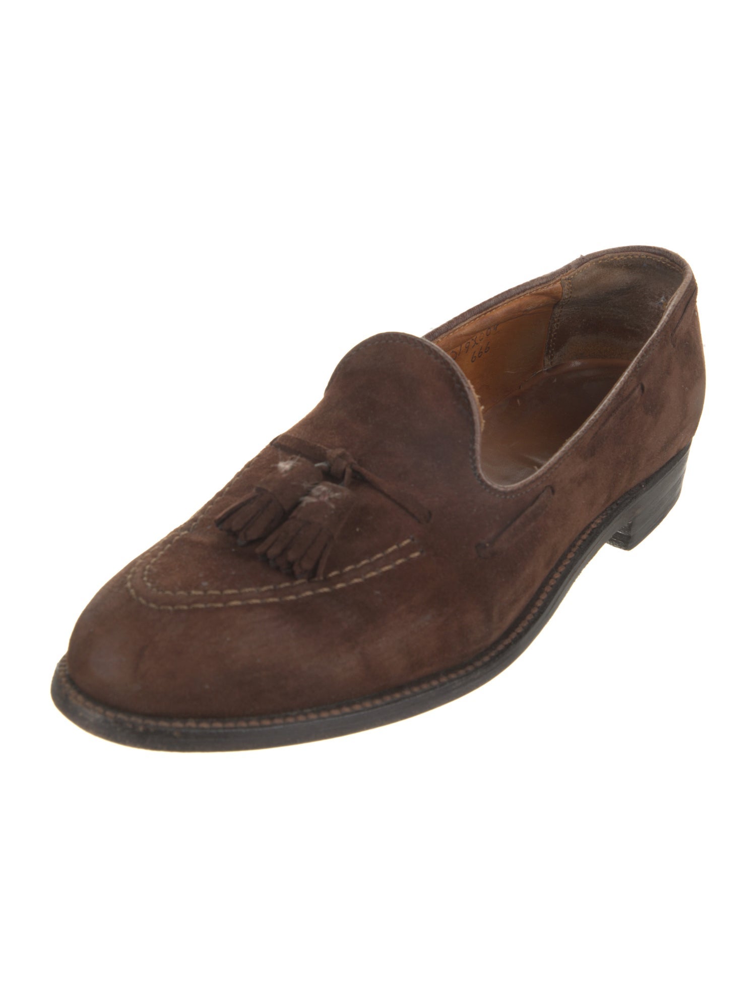 Alden Suede Tassel Accents Dress Loafers