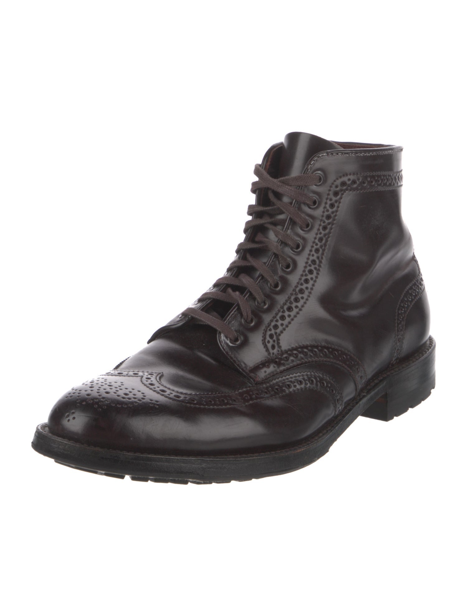 Alden Leather Lace-Up Boots