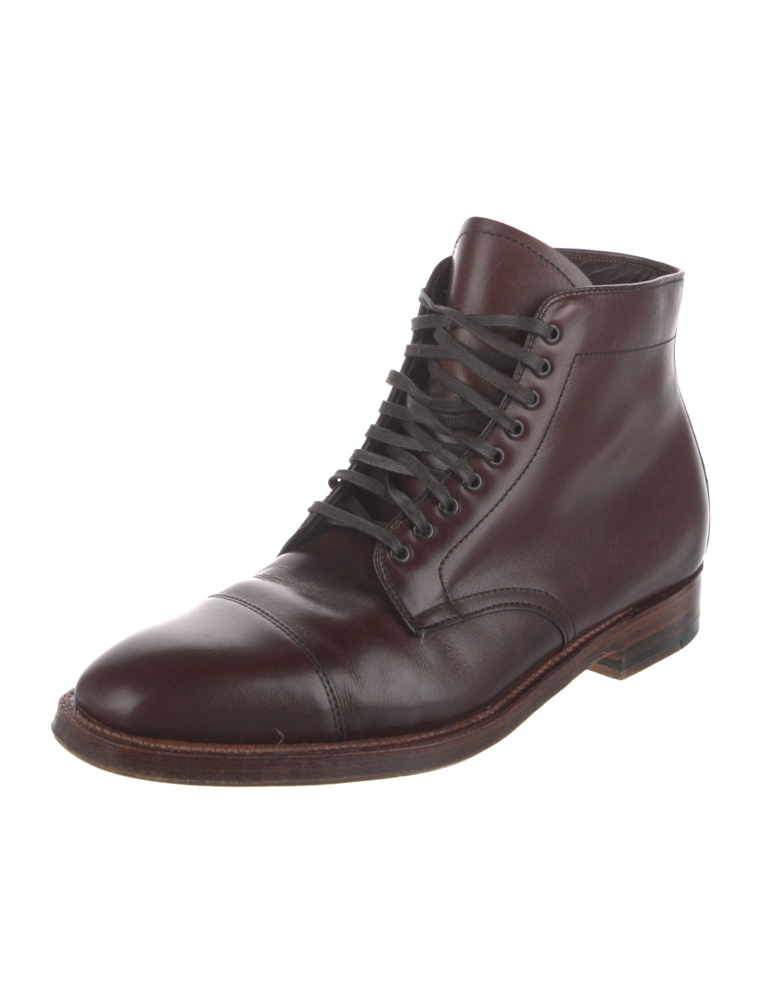 Alden Leather Lace-Up Boots