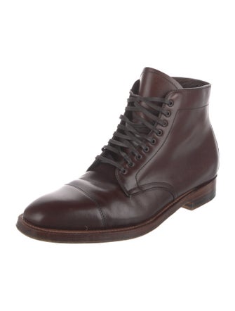 Alden Leather Lace-Up Boots