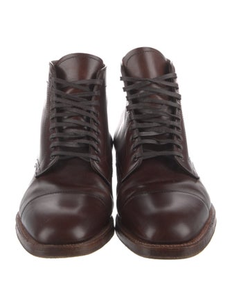 Alden Leather Lace-Up Boots