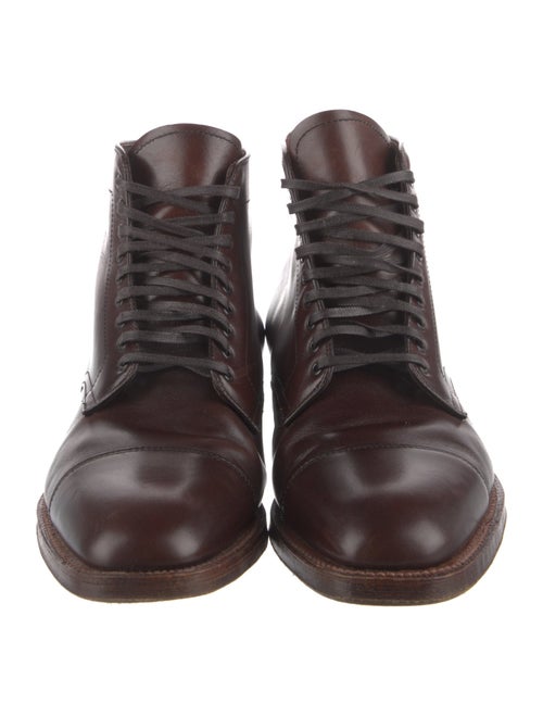 Alden Leather Lace-Up Boots