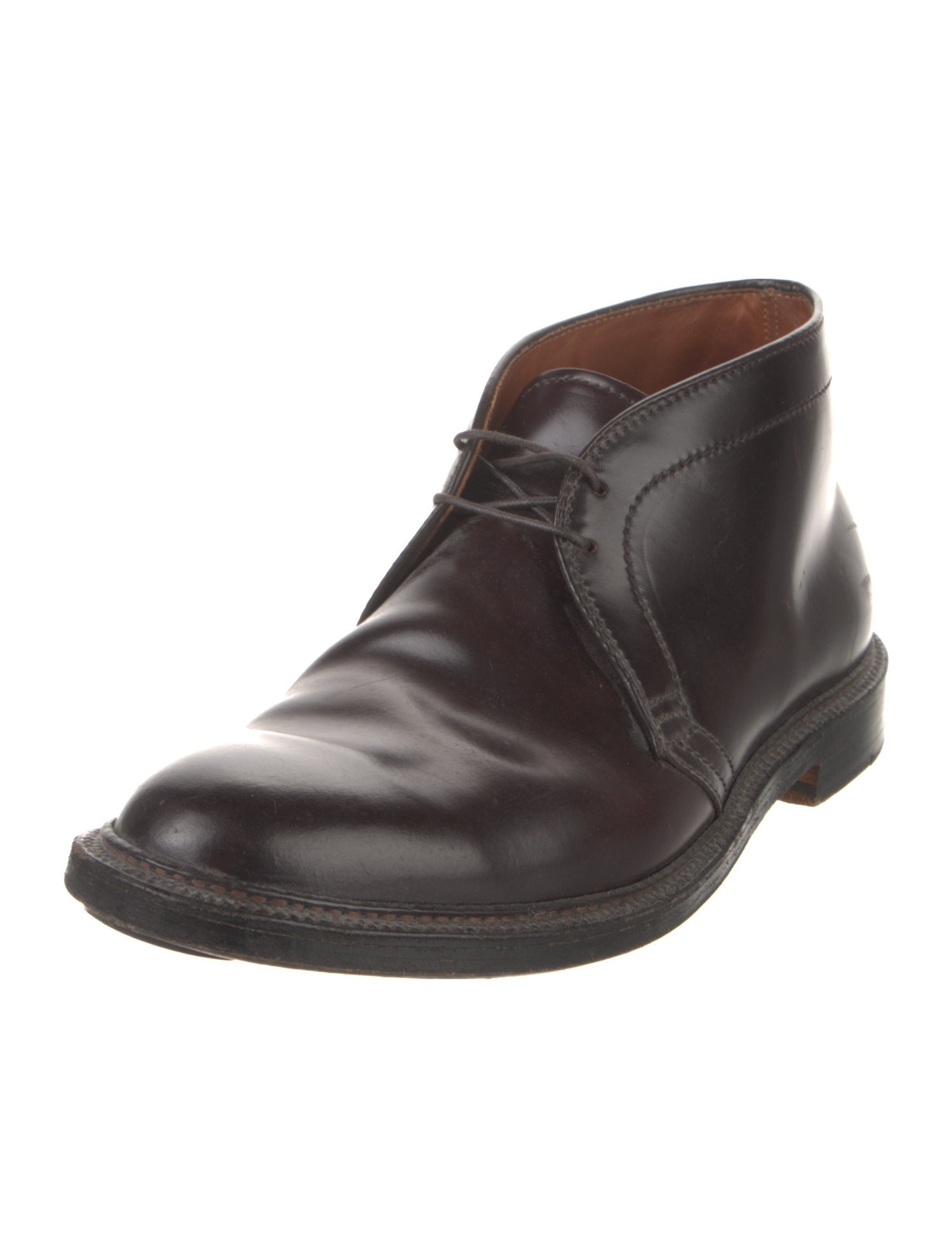 Alden Leather Lace-Up Boots