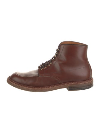 Alden Leather Lace-Up Boots