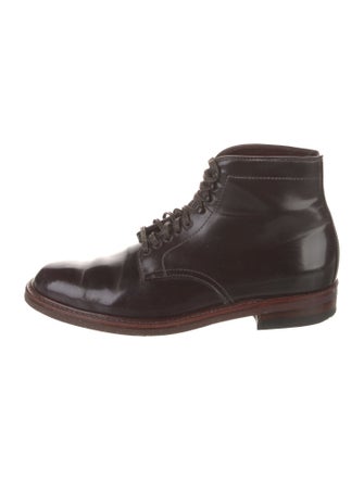 Alden Leather Lace-Up Boots