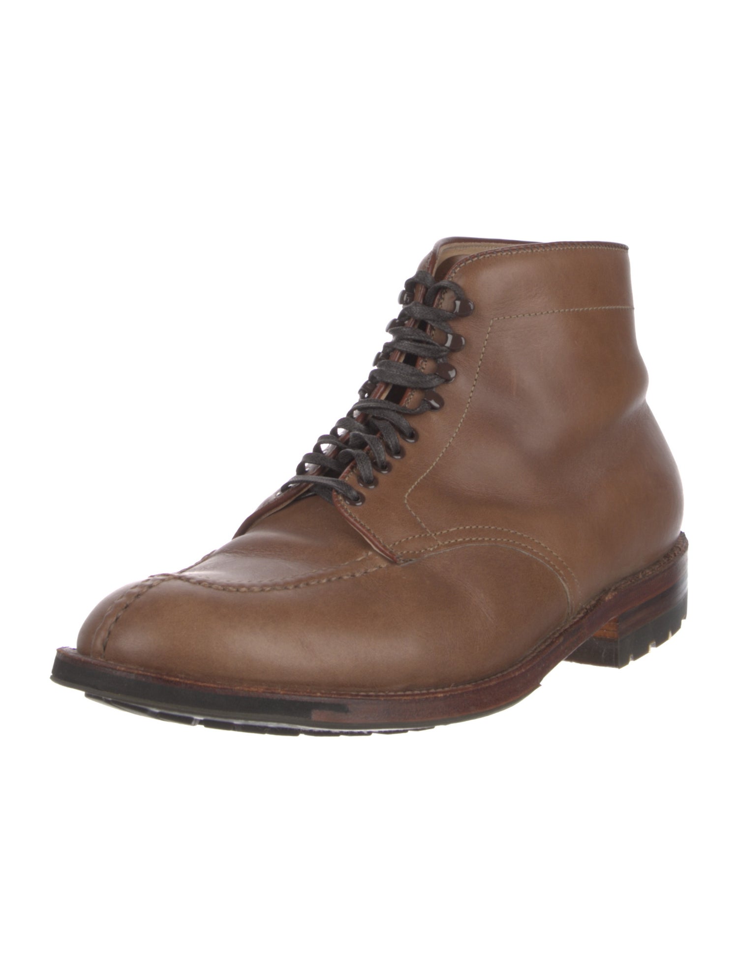 Alden Leather Lace-Up Boots