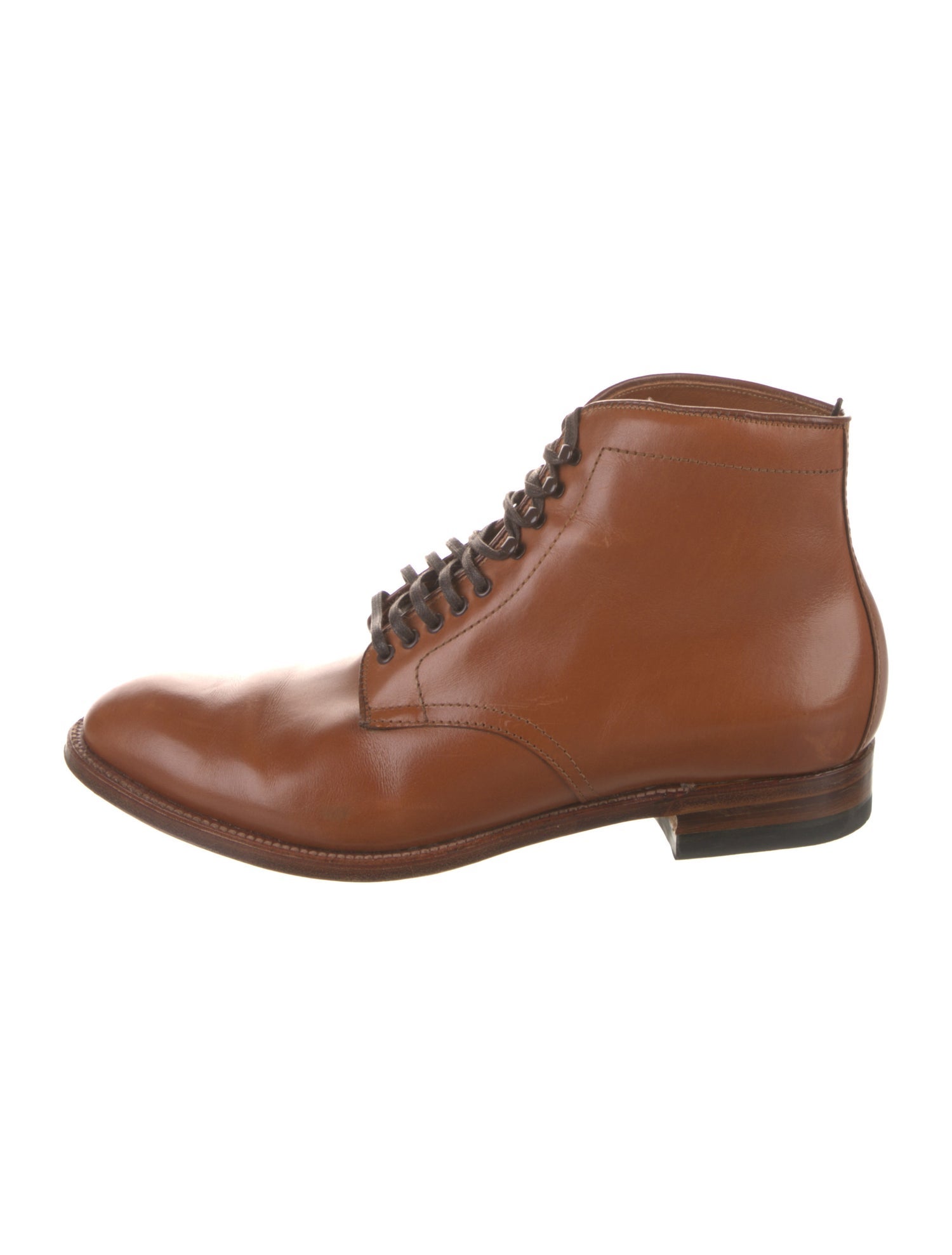 Alden Leather Lace-Up Boots